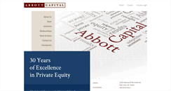 Desktop Screenshot of abbottcapital.com